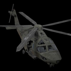 KA-95SH Stealth Helicopter - GREEN CAMO