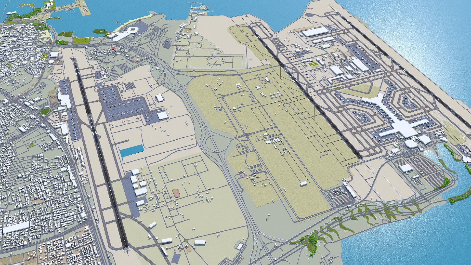 3D Doha Hamad Airport - TurboSquid 2005134