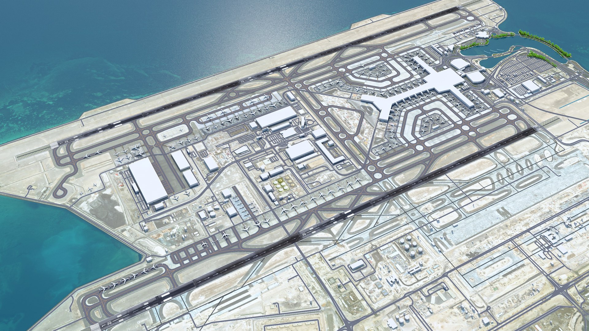 3D Doha Hamad Airport - TurboSquid 2005134
