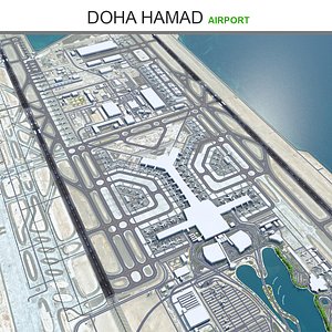 3D Doha Hamad Airport
