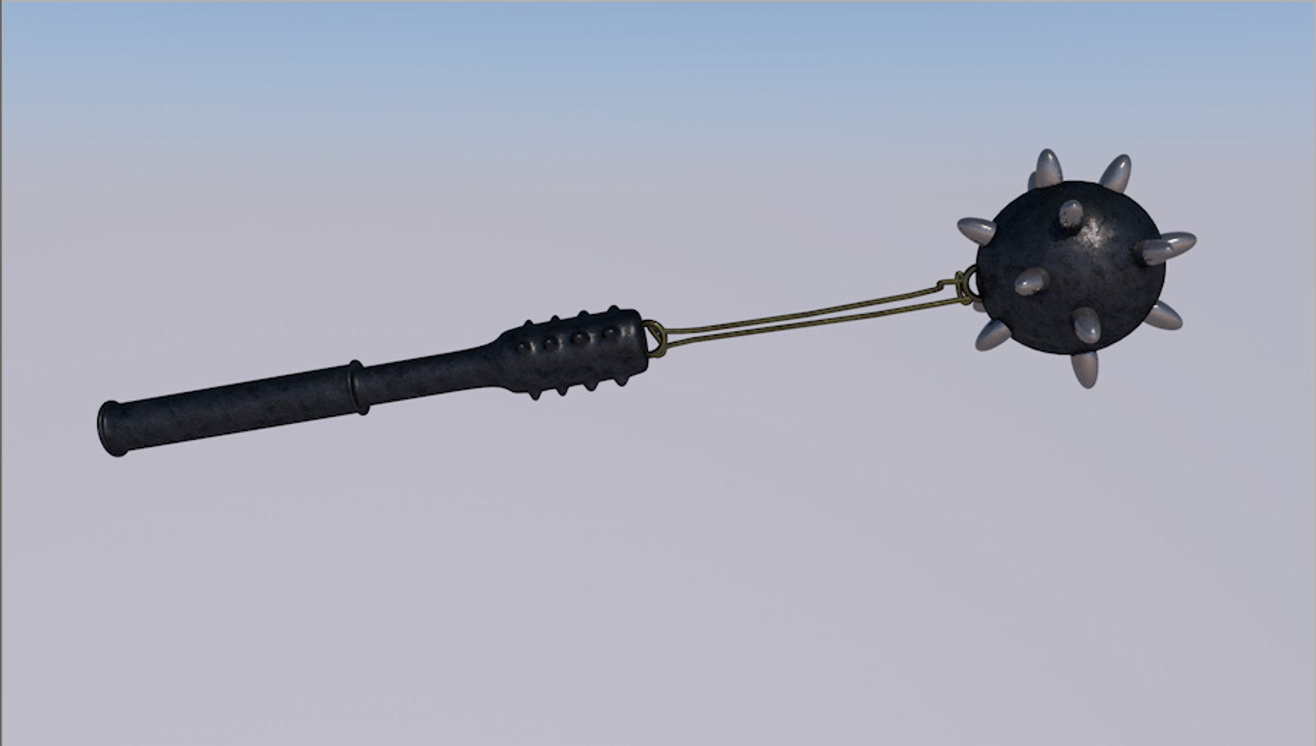 Mace Club Weapon 3D Model - TurboSquid 1199615