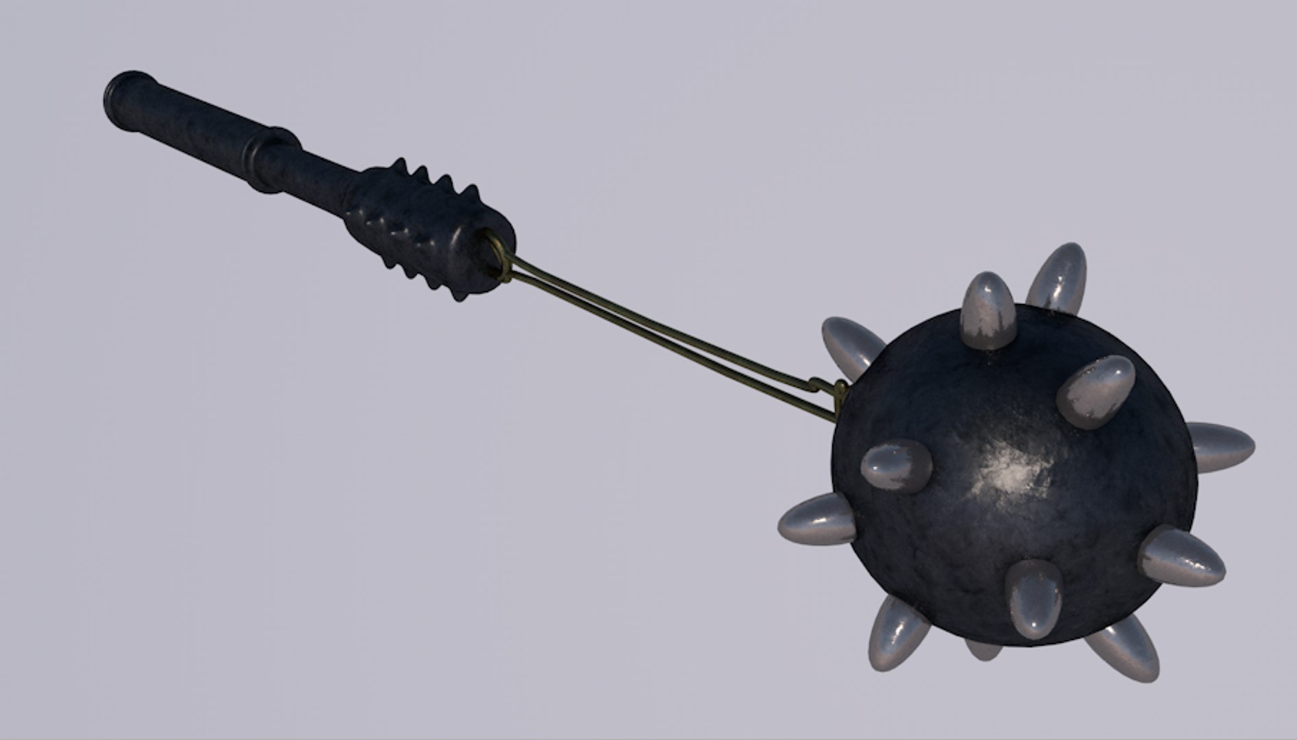 Mace Club Weapon 3D Model - TurboSquid 1199615