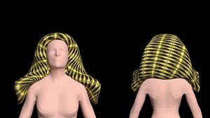 Anime hair style girl Low-poly 3D Model $45 - .unknown .fbx .ma .obj -  Free3D