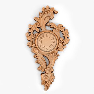 cnc carving clock v2 600x315x27mm