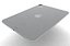 3D Apple iPad Pro 11 Silver Low Poly