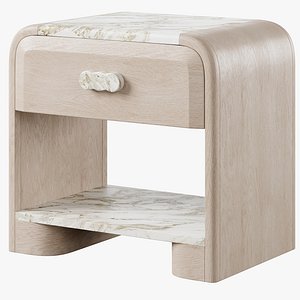 Adria Bedside Table 3D model