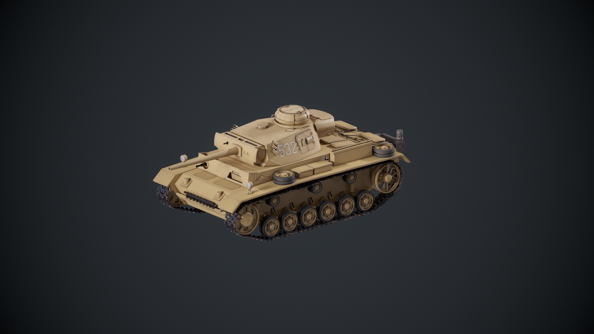German Panzer III ausf M WWII Tank 3D model https://p.turbosquid.com/ts-thumb/CF/Azxrpw/yY/pziii_turn__/png/1705569375/1920x1080/turn_fit_q99/9c266ebc32660a6aa70ec96a89a5be1ee157abb4/pziii_turn__-1.jpg
