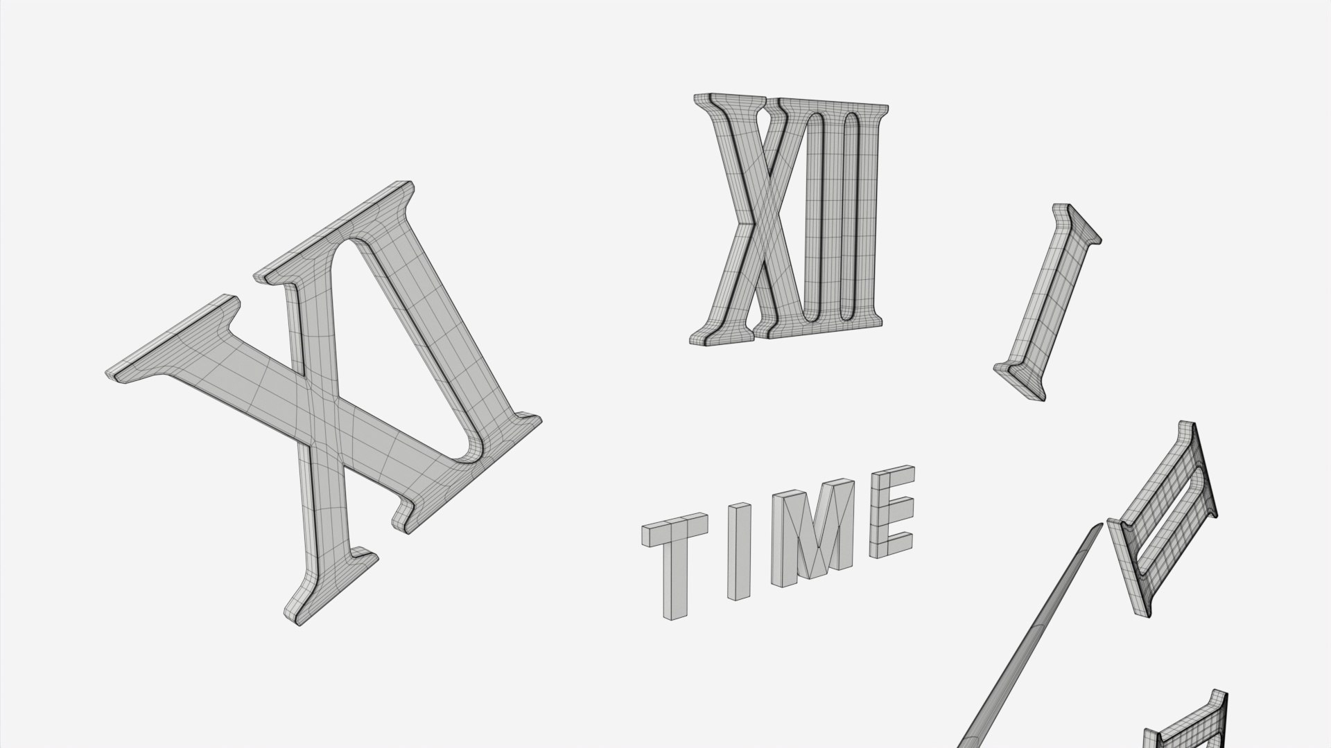 3D Modern Design Large Wall Clock 03 Model - TurboSquid 1920953