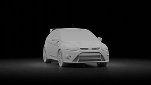 3D model Ford Focus RS 2009