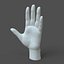 CAD-friendly Casual Female Hand Model F1P1D0V1hand