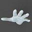 CAD-friendly Casual Female Hand Model F1P1D0V1hand