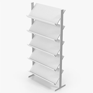 White Display Stand 3D