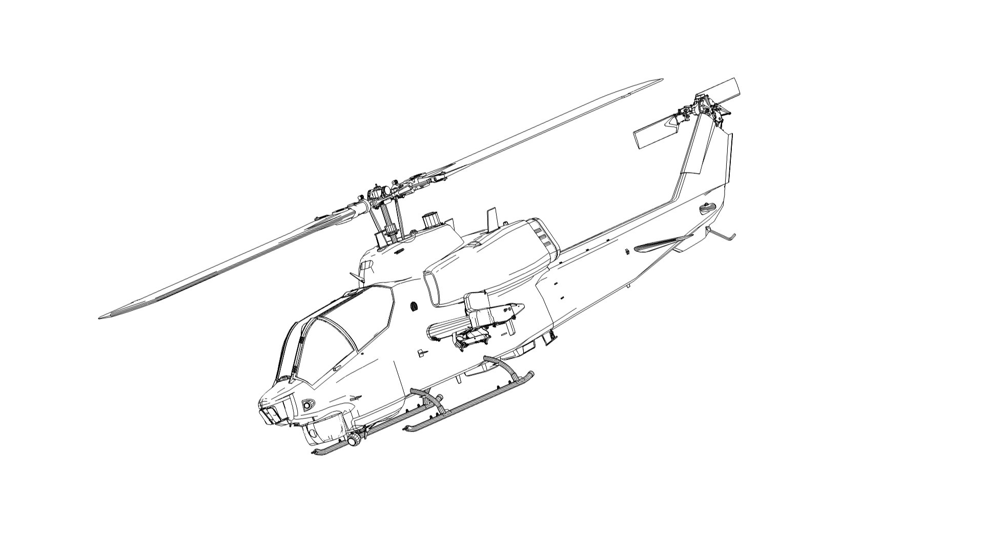 Bell AH-1 SuperCobra Model - TurboSquid 1985817