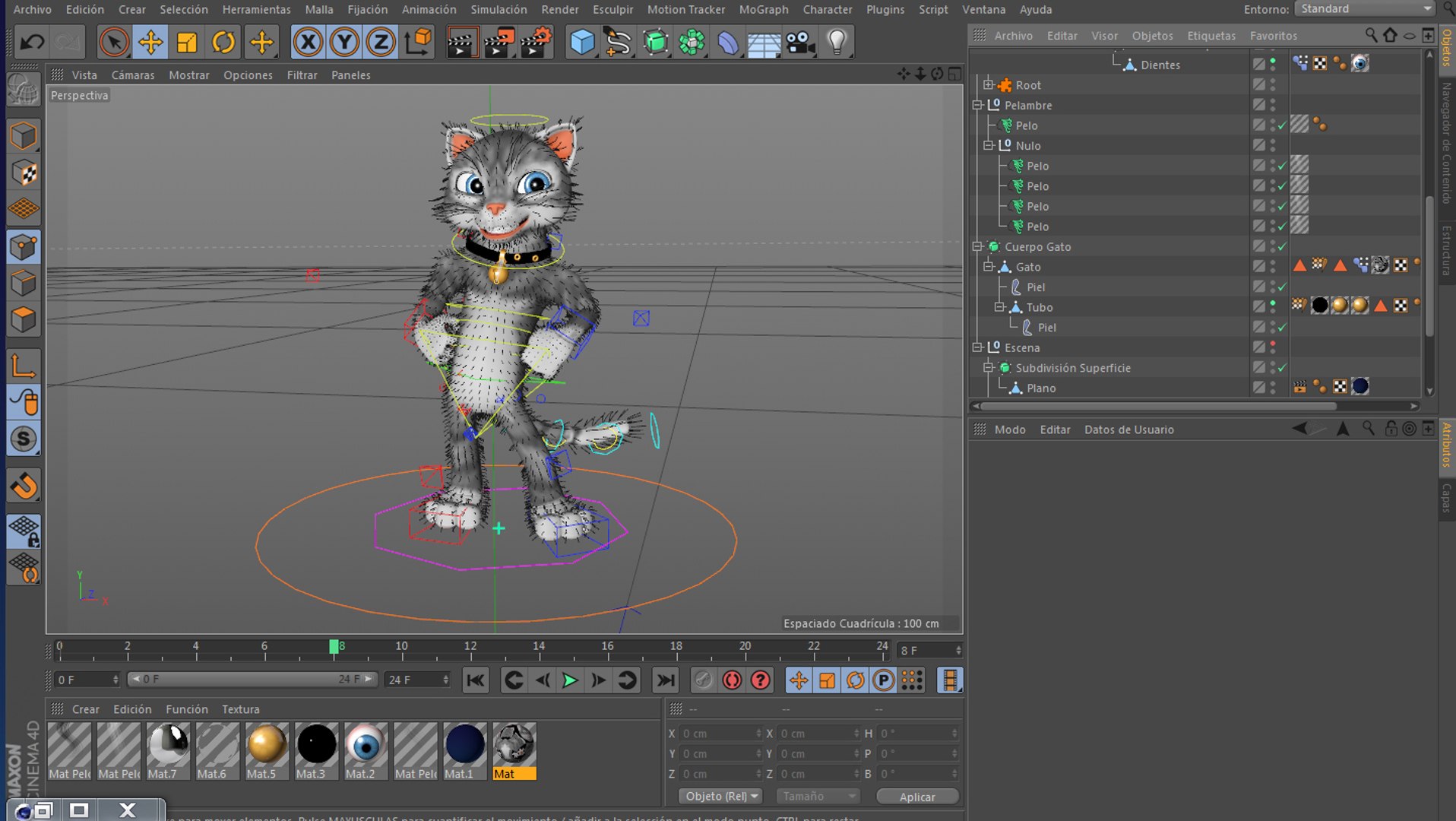 Character Rigged 3d C4d