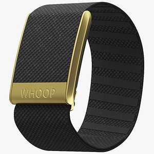Health Tracker Whoop 4 Black Rigged for Cinema 4D