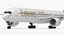空中客车A350-1000阿联酋航空公司3D模型