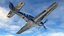 3D model North American P-51 Rigged for Maya