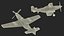 3D model North American P-51 Rigged for Maya