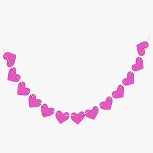 Heart Shaped Garland 05