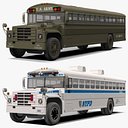 US Army Bus and NYPD Bus