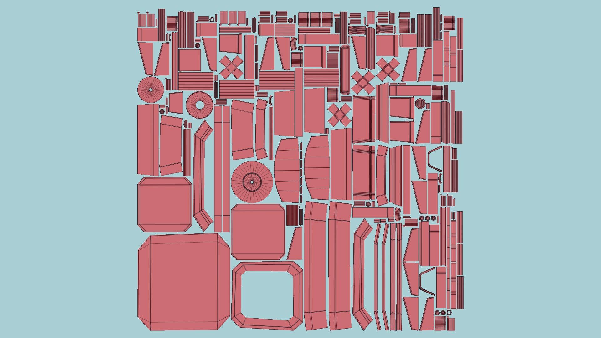 SciFi Facility B02 White Gray - Sci Fi Exterior Design 3D Model ...