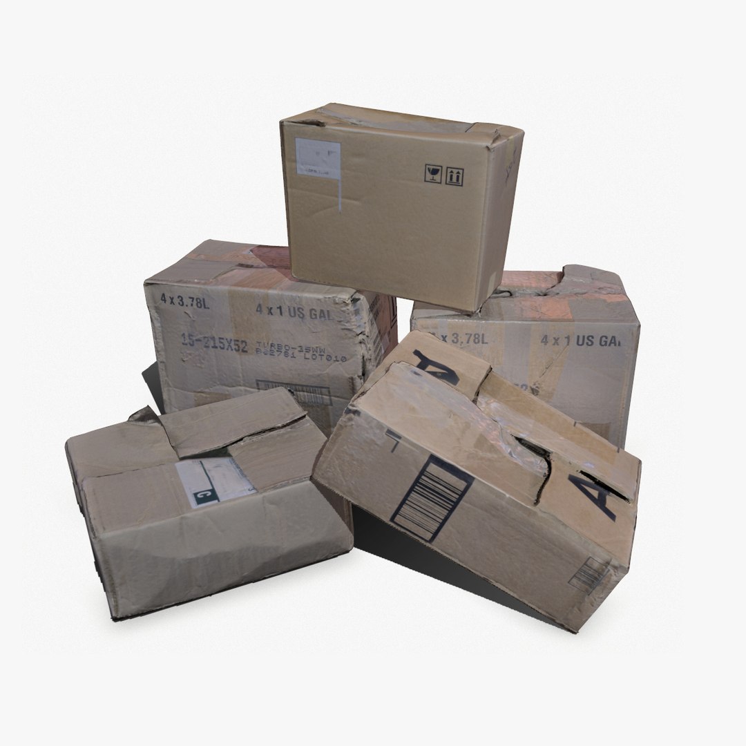 Boxes real-time real 3D - TurboSquid 1281515