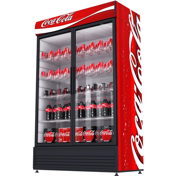 Coca Cola Getränkekühlschrank 3D-Modell - TurboSquid 1338389