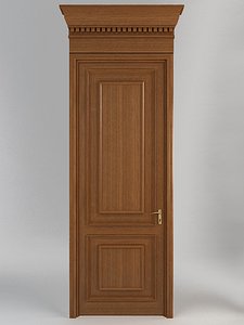 3d model door wood wooden