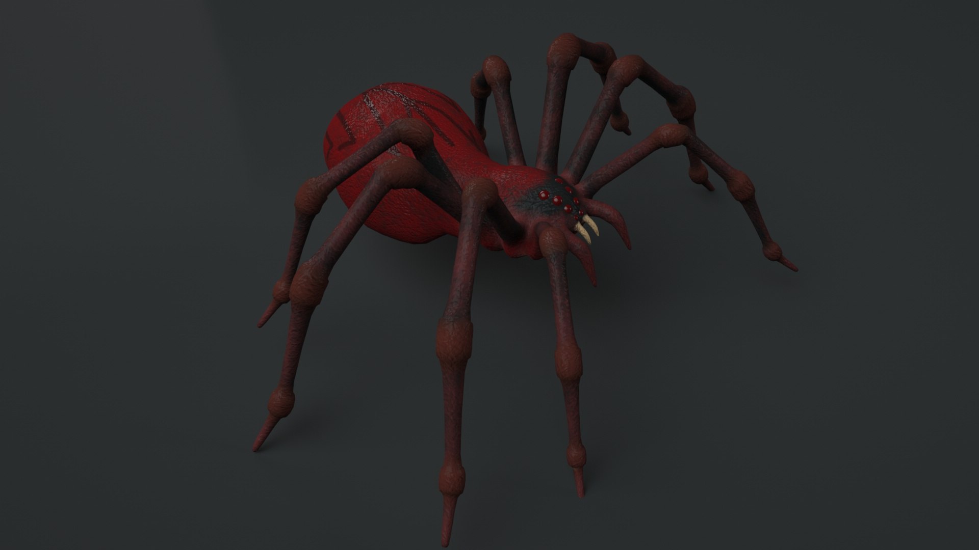 Spider Rigged 3D Model - TurboSquid 1588398