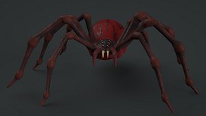 Spider Rigged Animated