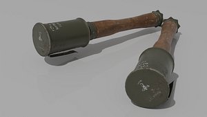 3D model Stielhandgranate M 1916