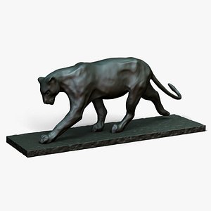 bronze sculpture bugatti 3d model
