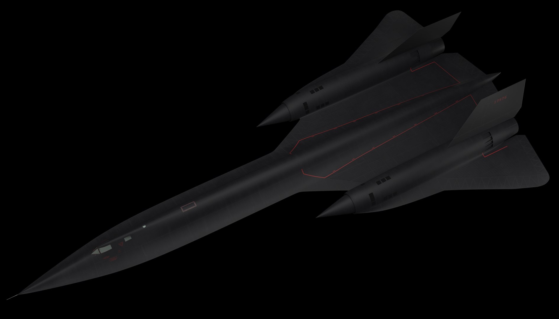 Lockheed SR-71 Blackbird 3D Model - TurboSquid 2204282