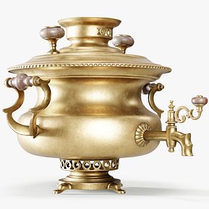 Russian Samovar Kettle 3D model