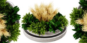 3D Collection plant vol 530 - blender model model