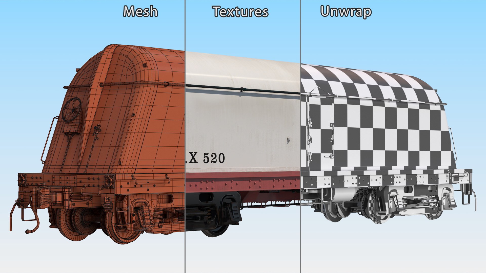 3D model Milk Tank Railroad Car https://p.turbosquid.com/ts-thumb/CG/1mzDlF/sv/milktankrailroadcarc4dmodel020/jpg/1709380849/1920x1080/fit_q87/1aabead2d1b0095de37764d44975b92d9cbdec42/milktankrailroadcarc4dmodel020.jpg
