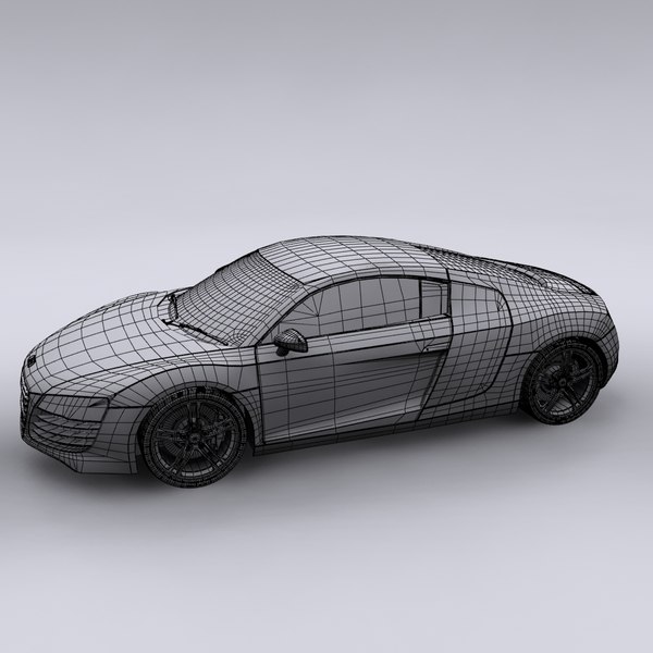 3D 3D Studio Audi R8 V8