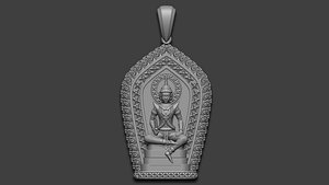 3D Asian Tevata of Angkor Art
