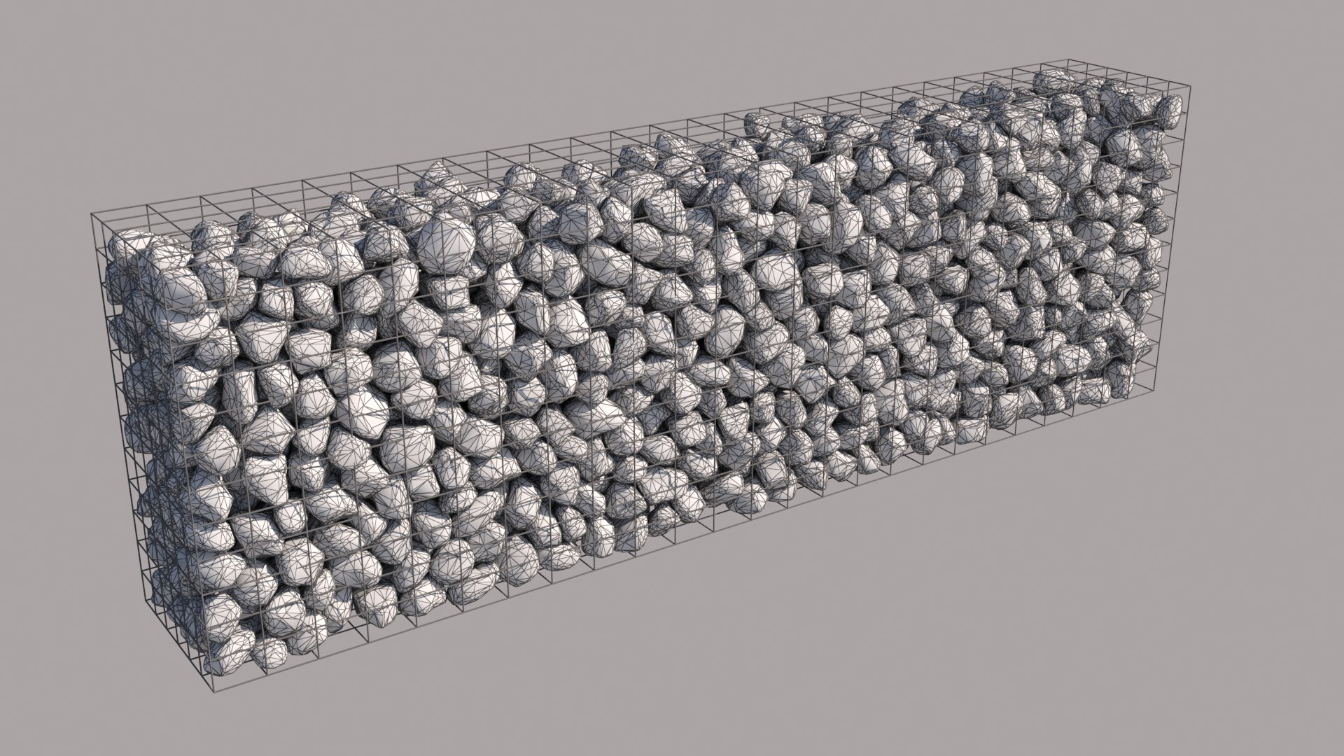 Gabion Wall 3D Model - TurboSquid 2007032