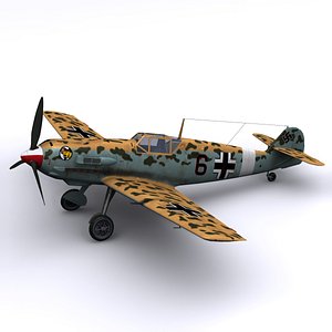 german 1941 bf-109s 3d model