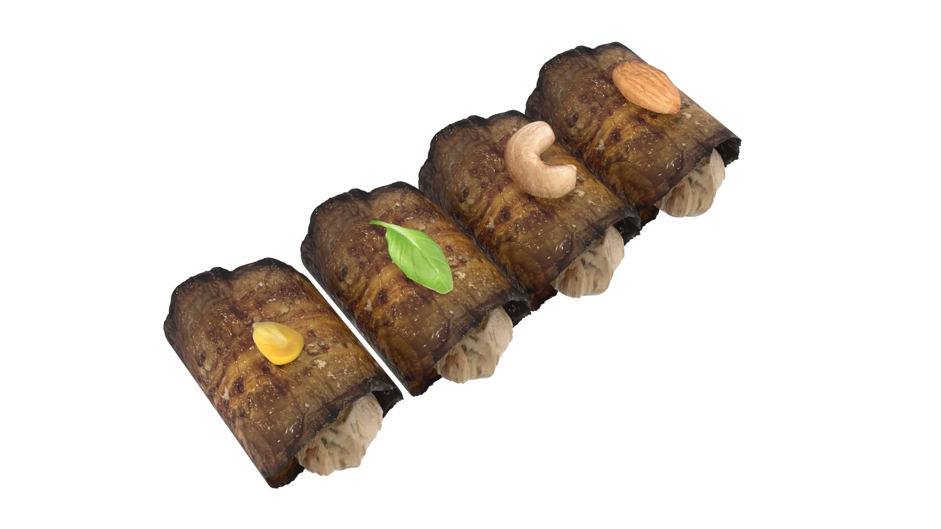 3D Eggplant Rolls https://p.turbosquid.com/ts-thumb/CG/ILjW4O/ut/eggplantrolls15/jpg/1723535878/1920x1080/fit_q87/5c619f93f05c1d3fb8677ac9e895a3e75abb8d88/eggplantrolls15.jpg