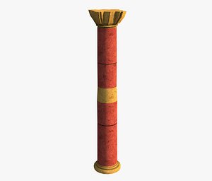 Fantasy Ancient Egyptian pillar