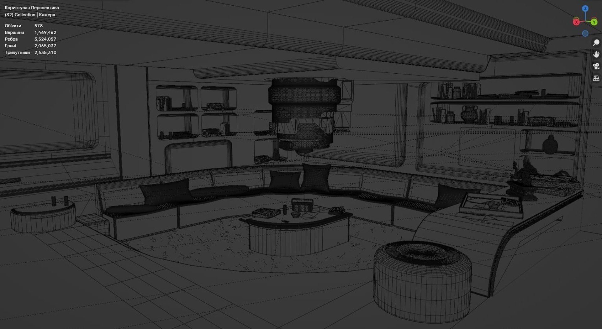 3D Cyberpunk Interior - TurboSquid 2190850