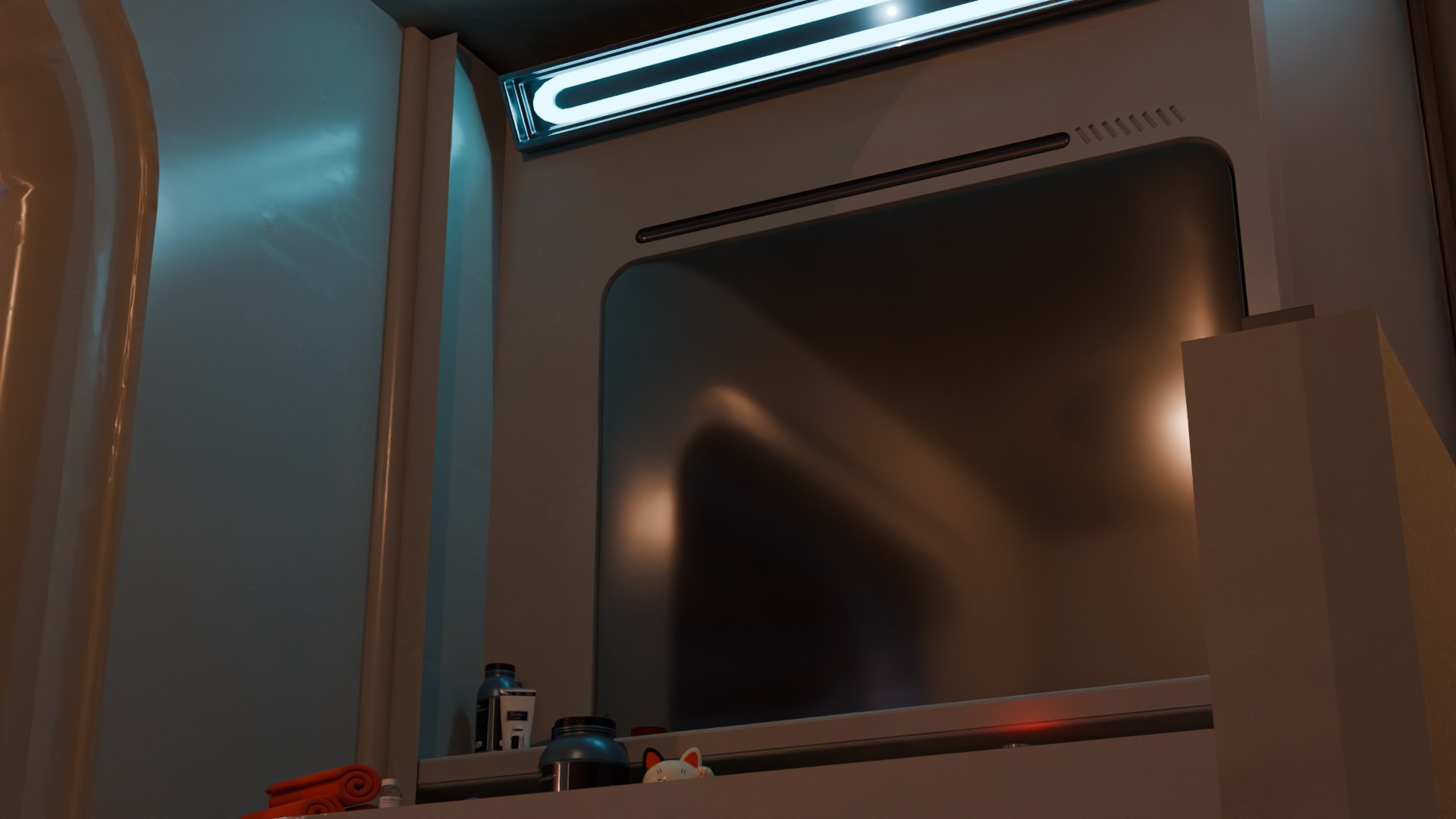 3D Cyberpunk Interior - TurboSquid 2190850
