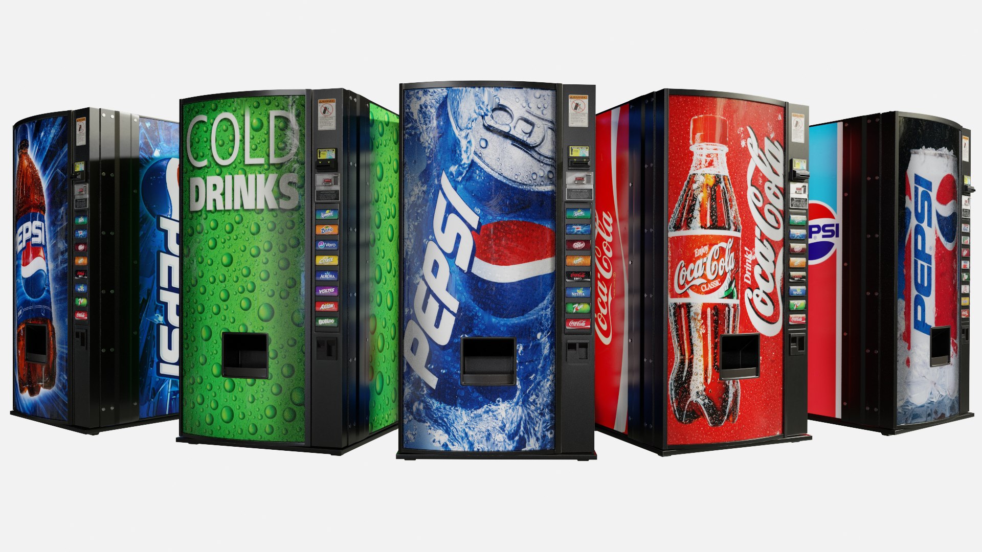 5 Soda Vending Machines 3D model https://p.turbosquid.com/ts-thumb/CG/TbLVQp/5x/vending042/png/1789060806/1920x1080/fit_q87/97770cdc9fa7bd1d14132de435608744d6a04a87/vending042.jpg
