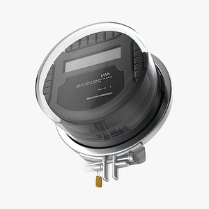 Electric Meter 3D model