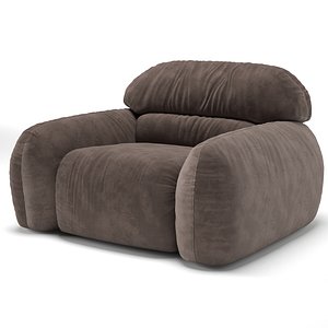 granpiumotto busnelli armchair 3D model