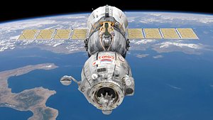 Soyuz TMA spacecraft LowPoly