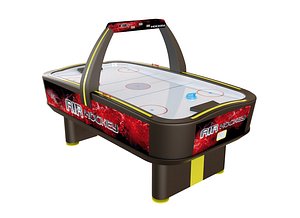 air hockey table - 3D