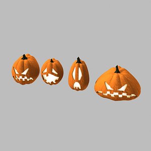 Halloween Pumpkin Lantern 0002 model